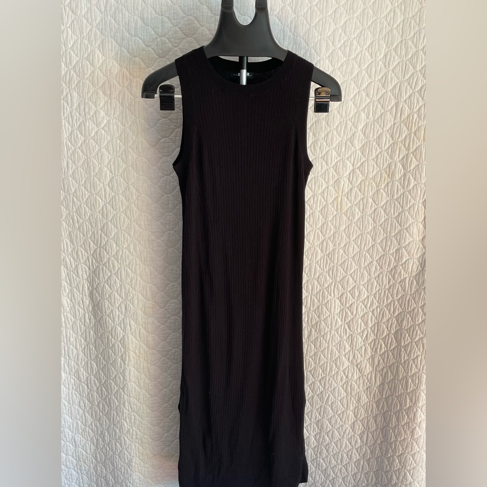 Size M black knit dress from Banana Republic